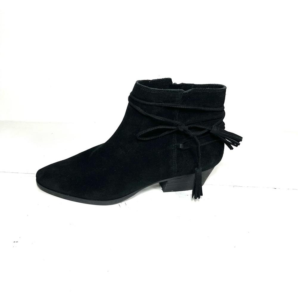 Vince Camuto Carlina Women’s Ankle Boots Black suede side zip Size 9.5 M‎
